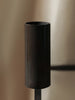 Audo Copenhagen Kubus burnished copper accessory, geometric design, with a textured surface, showcasing modern Scandinavian style.