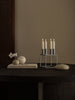 Audo Copenhagen Kubus zinc candle holder from the Accessories collection, featuring a sleek, minimalist design in zinc.