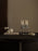 Audo Copenhagen Kubus zinc candle holder from the Accessories collection, featuring a sleek, minimalist design in zinc.