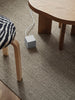 Avolt Square 1 extension cord in white, showing the compact design and standard electrical outlet for accessories.