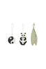 Set of 3 Rattle Toy Hangers - Panda by Lorena Canals