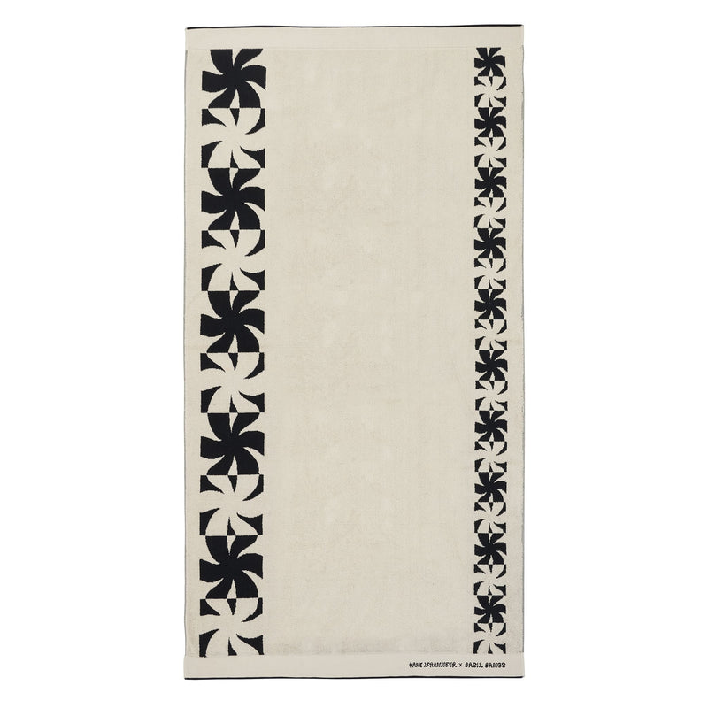 Beach Towel - Flowers by Kane by Basil Bangs
