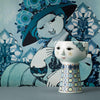 Eva Vase by Bjørn Wiinblad, a colorful ceramic accessory with intricate patterns and a rounded shape.