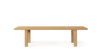 Pastoe BZ Bench with natural ash wood seating and minimalist design, showcasing its sleek, modern style and smooth finish.