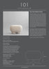 Big Foot Bench, Petit - Sandshell Sheepskin by 101 Copenhagen