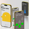 Birdie Pro accessories by Birdie displayed on a digital app mockup screen, showcasing sleek design and user interface features.