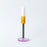 Dual Colour Tall Glass Candle Holder by Block Design