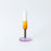 Dual Colour Medium Glass Candle Holder by Block Design