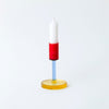 Dual Colour Medium Glass Candle Holder by Block Design