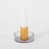 Duo Tone Glass Candle Holder by Block Design