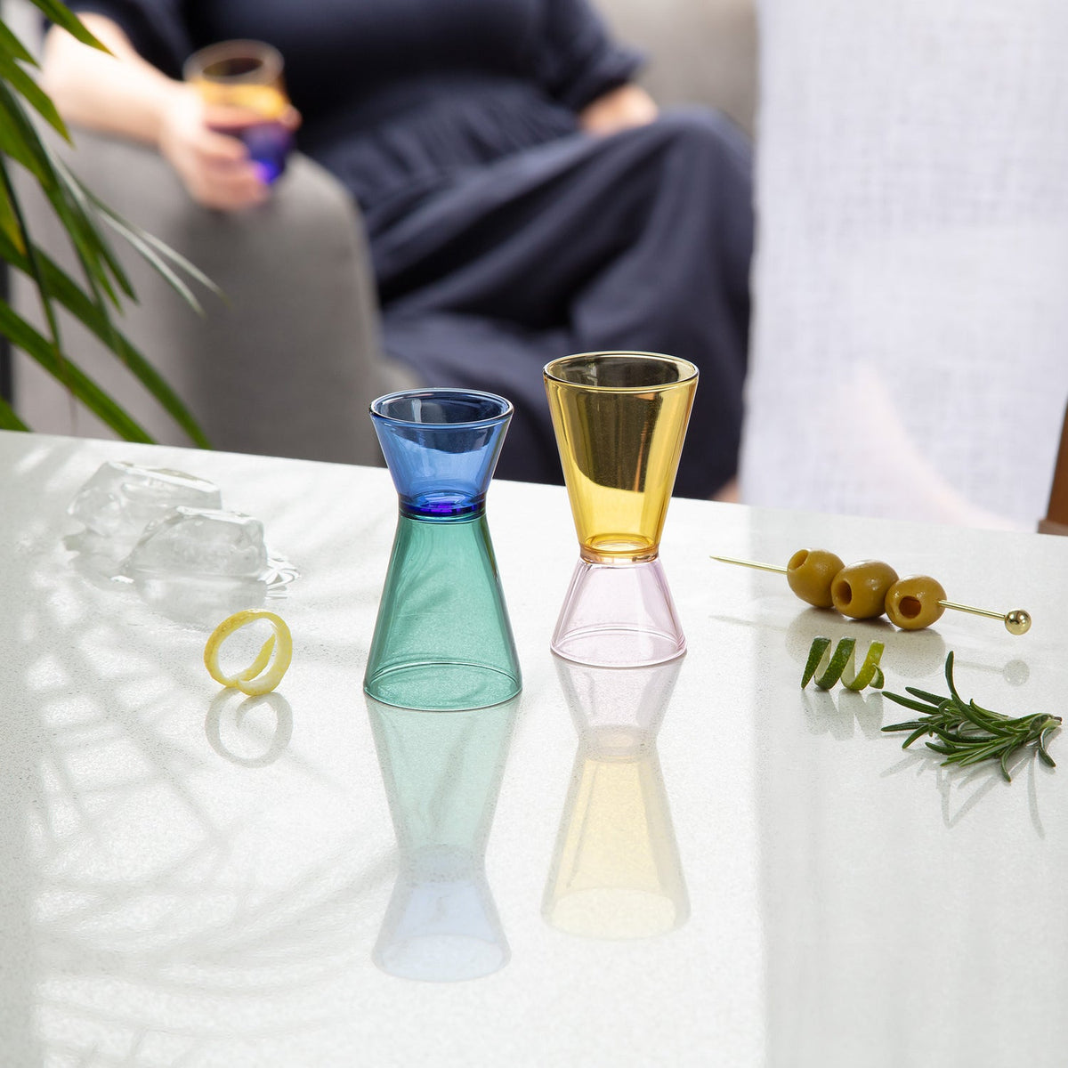 Duo Tone Cocktail Jigger by Block Design