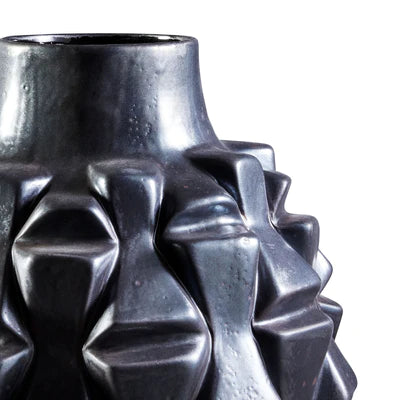 Grenade Bowtie Vase - Moko Glaze by Jonathan Adler