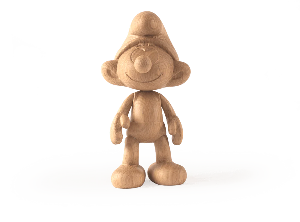 Smurfs x Wood Smurf Oak Small by Boyhood