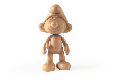 Smurfs x Wood Smurf Oak Small by Boyhood