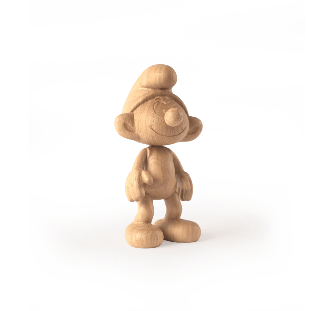 Smurfs x Wood Smurf Oak Small by Boyhood