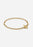 Unité Chain Bracelet Thin - Gold Plated by Skultuna