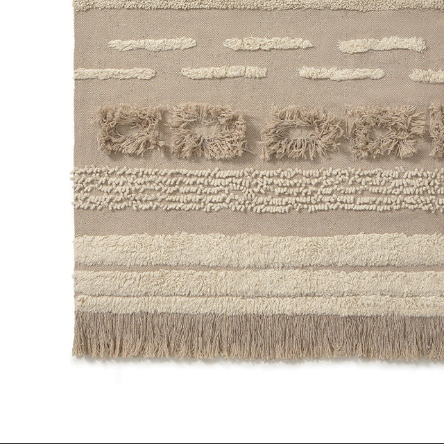 Washable Lorena Canals Air Natural rug accessory with soft, natural fibers and modern design, perfect for home decor.