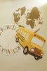 School Bus Washable Rug by Lorena Canals