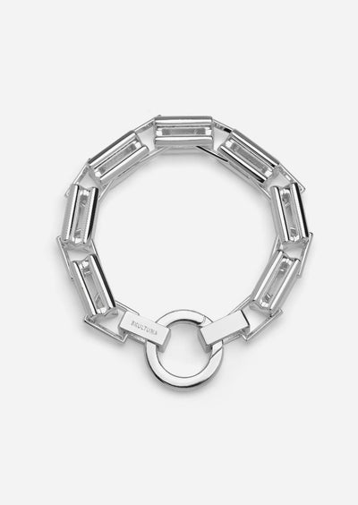 Relier X Bracelet - Silver Plated by Skultuna