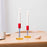 Dual Colour Tall Glass Candle Holder by Block Design