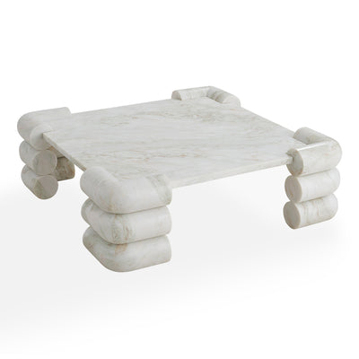 Circuit Marble Cocktail Table by Jonathan Adler