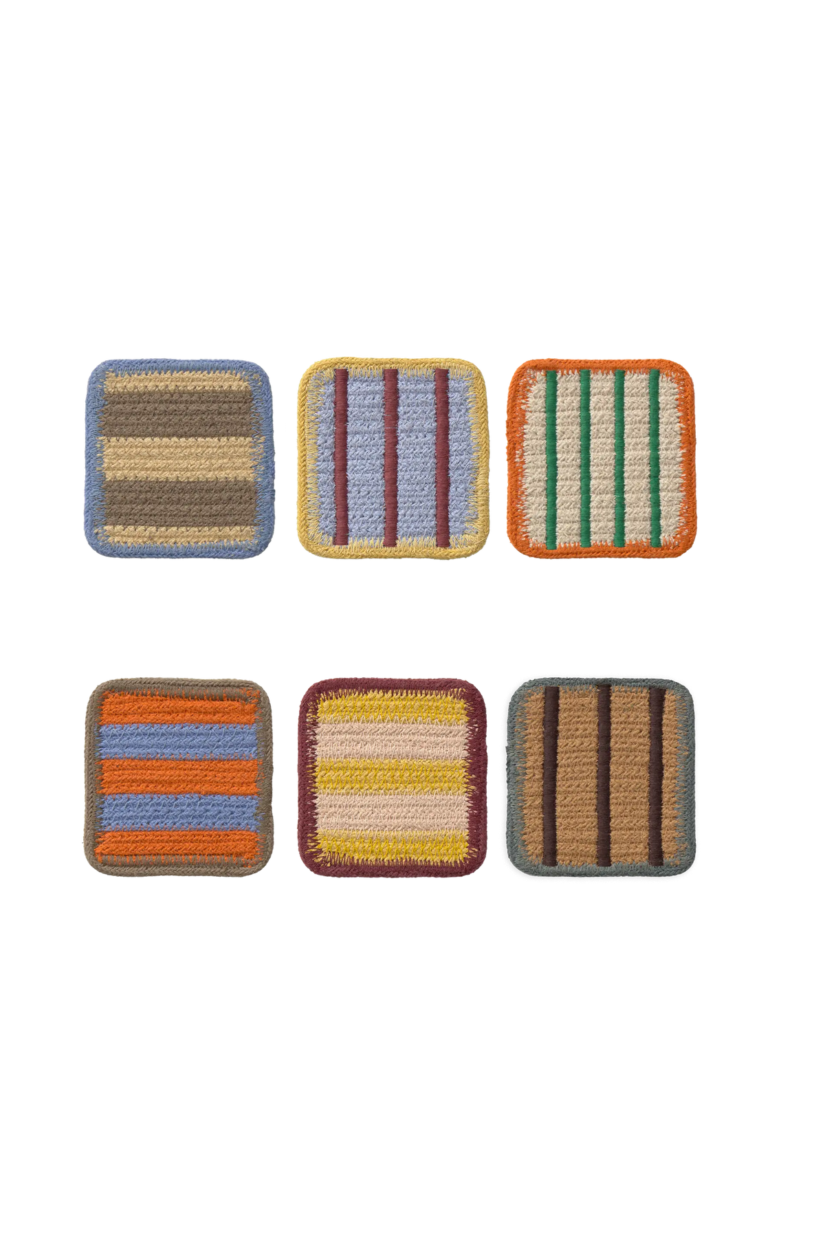 Colour On Coasters - Set of 6 by Lorena Canals
