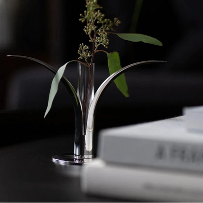 Lily Candle Holder - Silver Plated by Skultuna