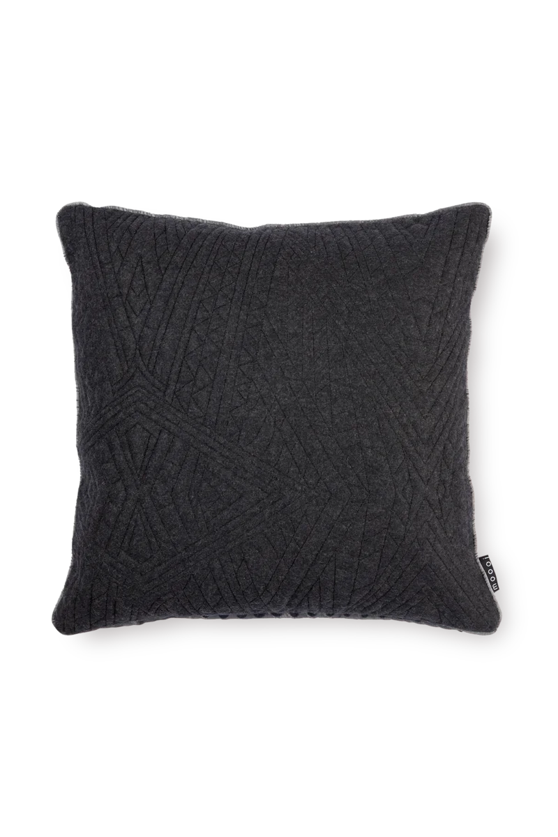 Quilted Dwarf Rhino Decorative Pillow by Moooi
