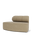 Audo Copenhagen Eave Seamline Modular sofa with convex module in a modern living room setting, showcasing its sleek design and seating comfort.