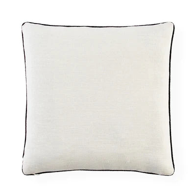Embroidered Eden Coil Snake Pillow by Jonathan Adler, featuring intricate coil and snake design on soft bedroom decor pillow.