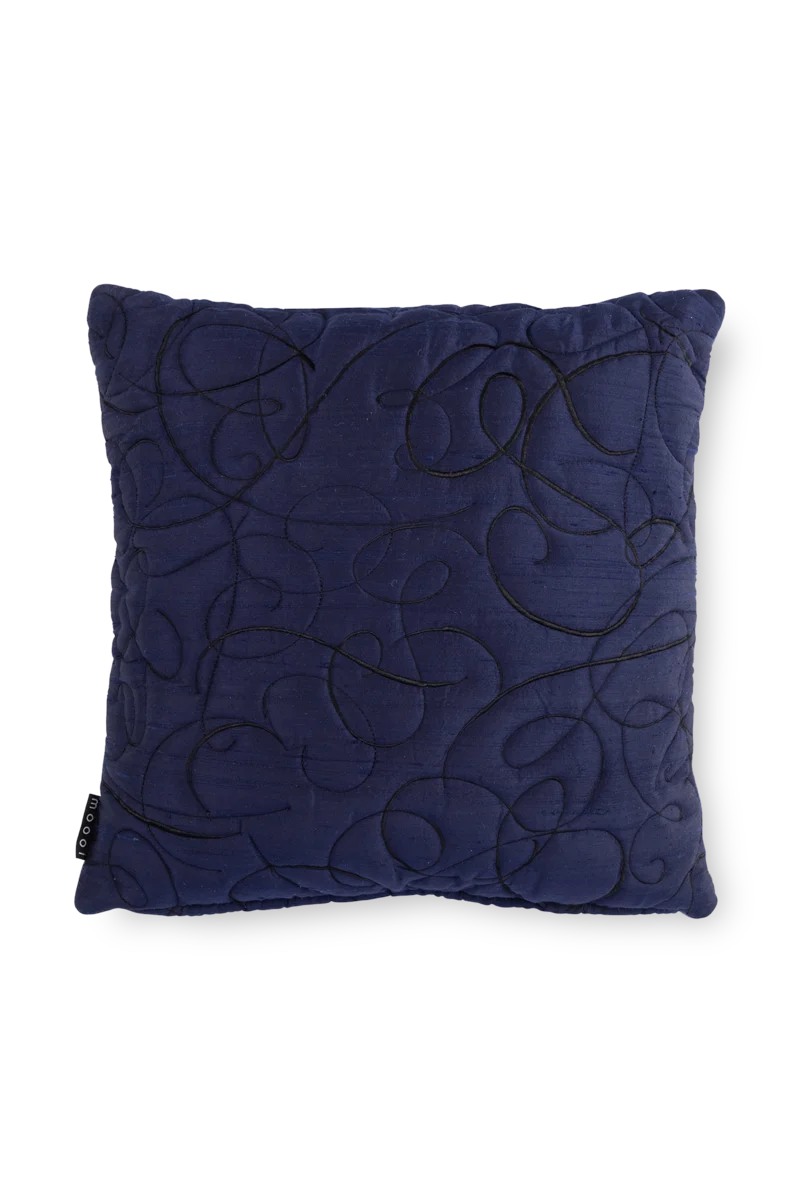 Embroidered Flying Coral Fish Decorative Pillow by Moooi