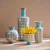 Basketweave Round Vase by Jonathan Adler