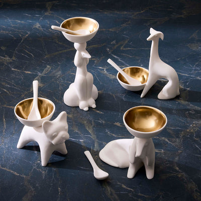 Basset Salt & Pepper Cellar by Jonathan Adler