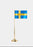 Skultuna Flagpole Classic accessory, featuring a sleek metal flagpole with the Skultuna logo engraved, designed for outdoor display.