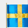 Modern Skultuna Flagpole accessory with sleek design, featuring a minimalist flagpole and stylish flag for decorative display.