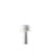 Portable Bellhop table lamp by Flos with white shade and handle, designed for versatile lighting and easy mobility.