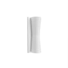 White Clessidra wall lamp by Flos, modern lighting fixture with sleek design, mounted on a wall.
