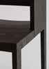 Vaarnii 016 Maasto dining armchair with wooden frame and cushioned seat, modern seating design for dining or living spaces.