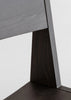 Vaarnii 016 Maasto dining chair with wooden frame and upholstered seat, modern seating design on a neutral background.