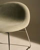 GUBI 3D Lounge Chair - Fully Upholstered, Sledge base by Gubi