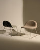 GUBI 3D Lounge Chair - Fully Upholstered, Sledge base by Gubi