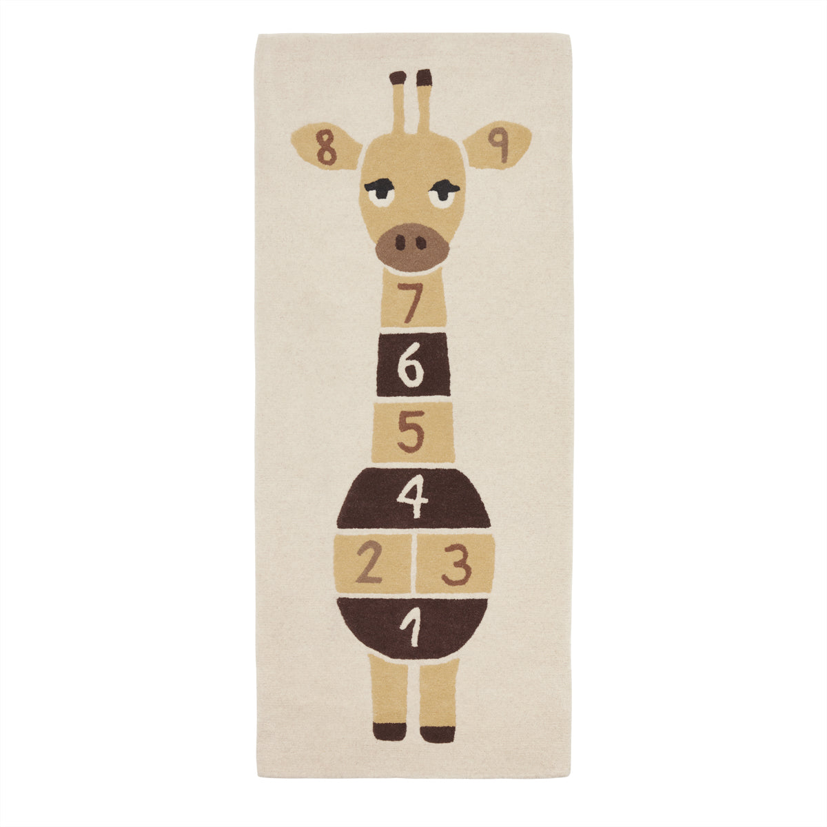Giraffe Hopscotch Rug by OYOY MINI