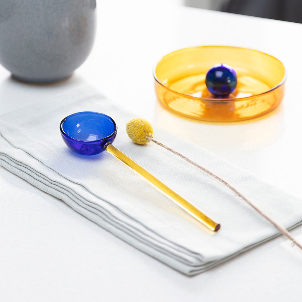 Duo Tone Glass Spoon by Block Design