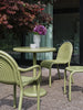Groove Outdoor Small Round Table by Tom Dixon