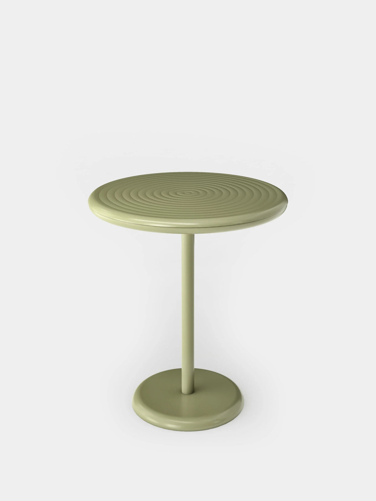 Groove Outdoor Small Round Table by Tom Dixon