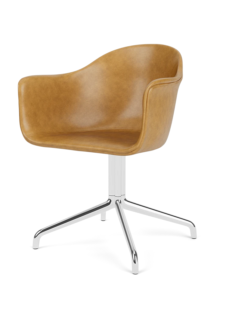 Fauteuil Harbor - Piétement Étoile Chromé par Menu