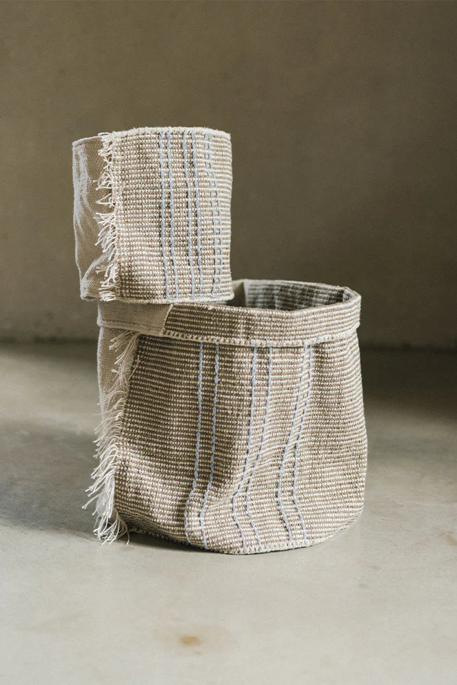 Handloom Basket Jacaranda by Lorena Canals