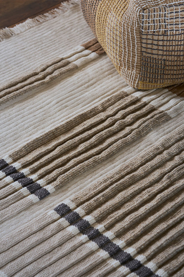 Columns Handloom Rug by Lorena Canals
