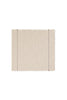 Set of four natural handloom napkins by Lorena Canals, showcasing woven fabric and traditional craftsmanship.