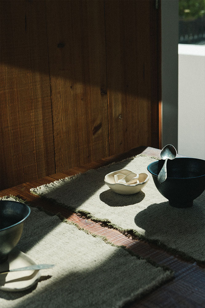 Handloom Placemats - Two Colour (Set of 4) by Lorena Canals